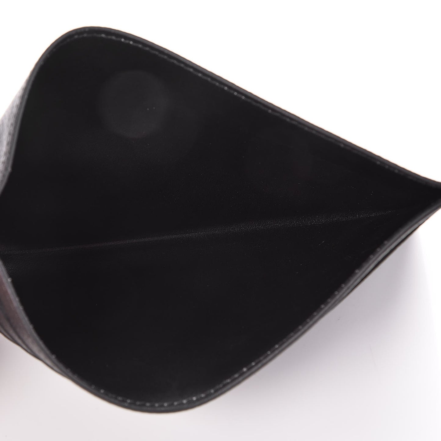 Calfskin Felicie Chain Wallet Card Holder Insert Black