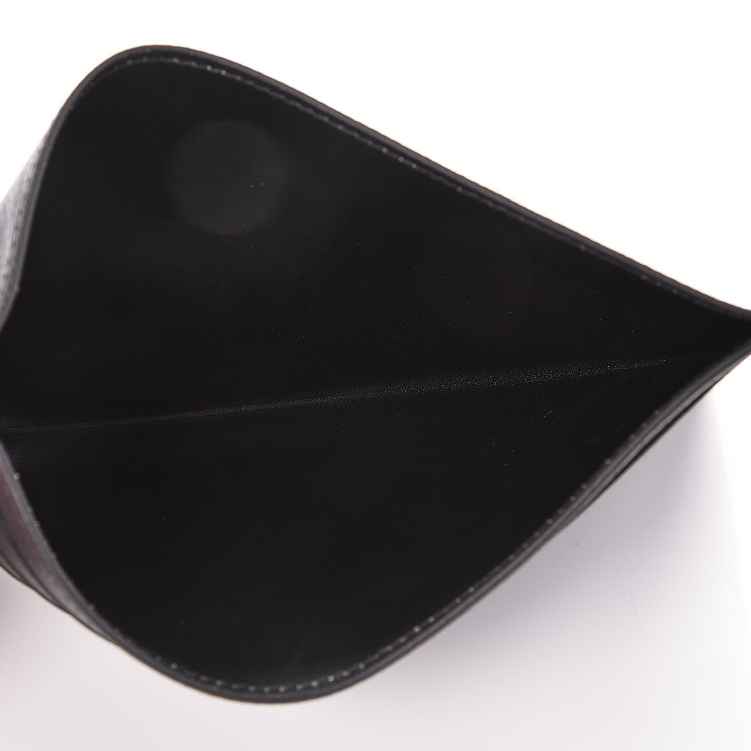Louis Vuitton Calfskin Felicie Chain Wallet Card Holder Insert Black 5 of 6