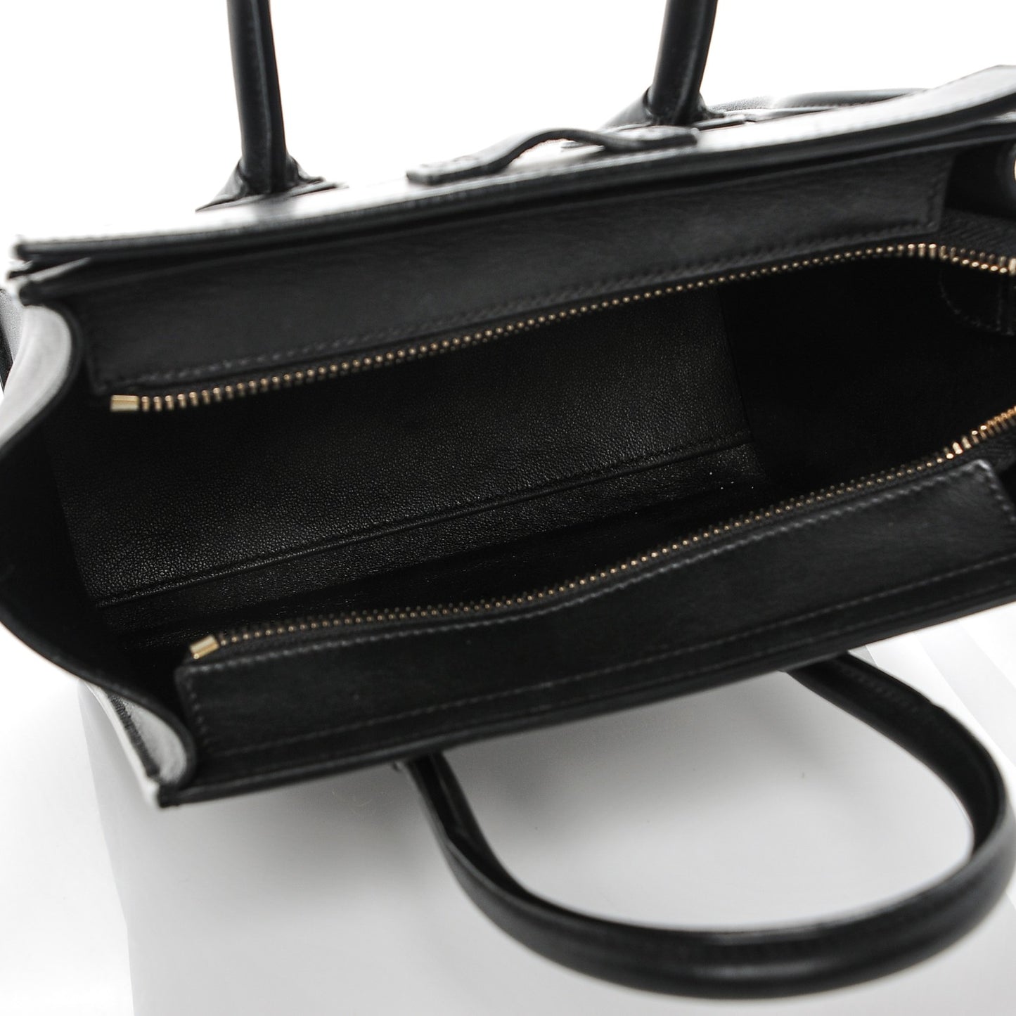 Smooth Calfskin Nano Luggage Black