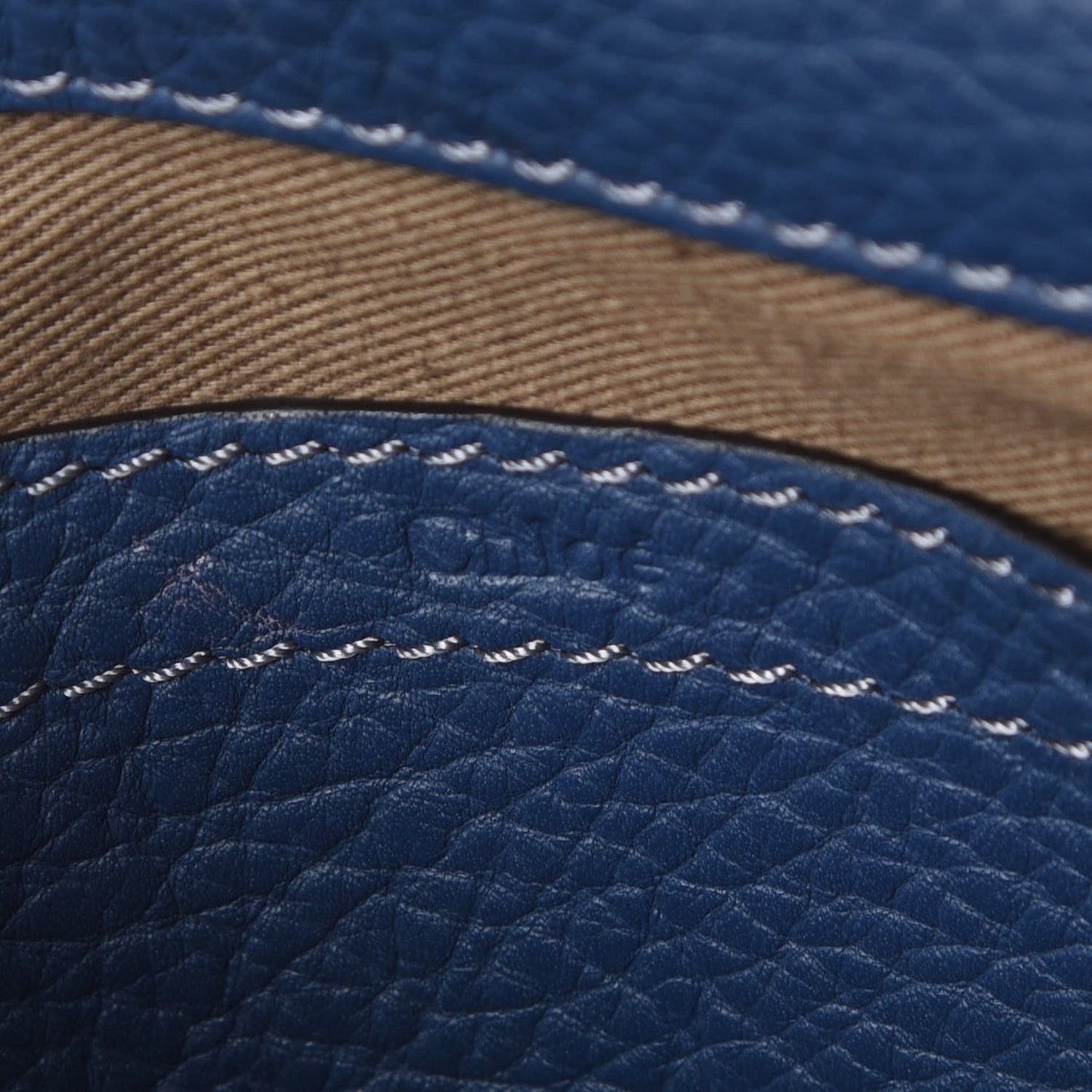 Calfskin Mini Marcie Round Crossbody Bag Royal Navy