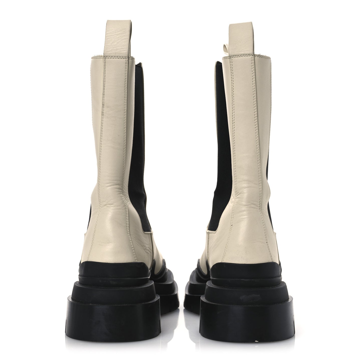 Calfskin The Tire Chelsea Boots 39 Sea Salt Black
