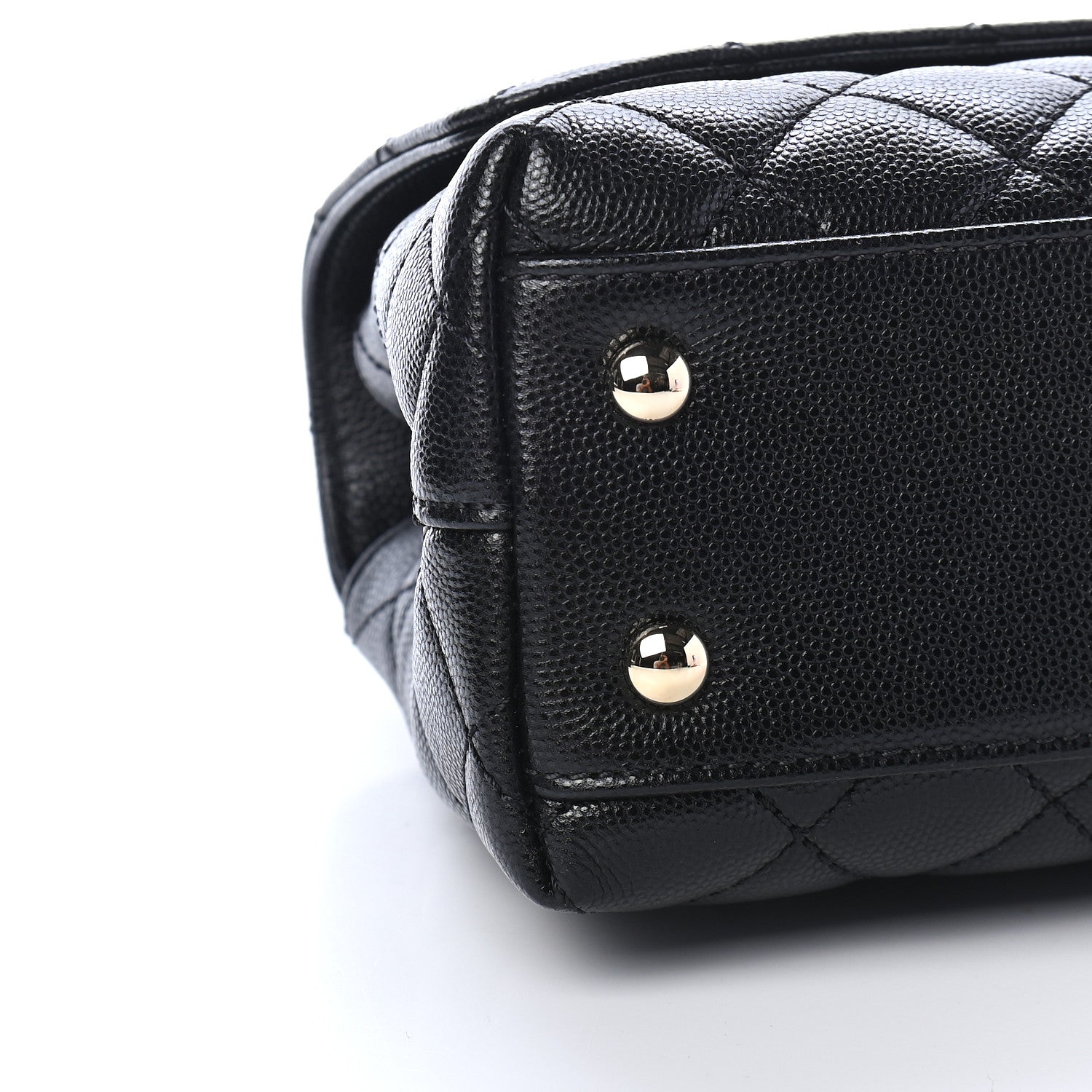 Chanel Caviar Quilted Mini Coco Handle Flap Black 8 of 9