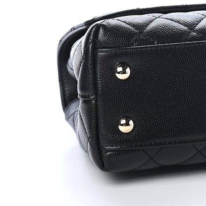 Chanel Caviar Quilted Mini Coco Handle Flap Black 8 of 9
