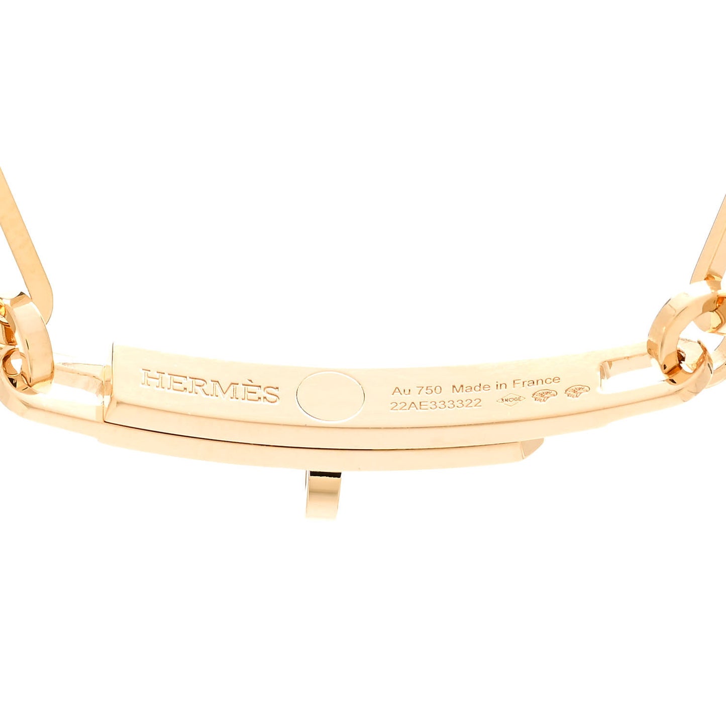 18K Yellow Gold Kelly Chaine Choker Necklace