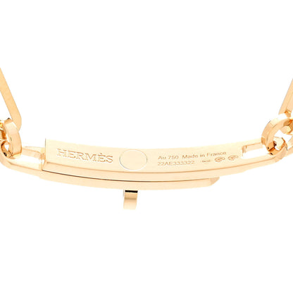 Hermes 18K Yellow Gold Kelly Chaine Choker Necklace 4 of 5