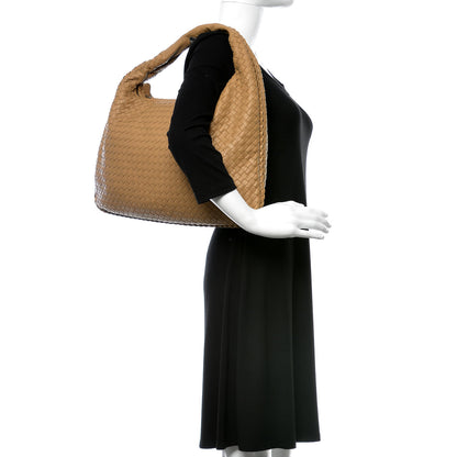 Bottega Veneta Nappa Intrecciato Large Veneta Hobo Camel 2 of 10