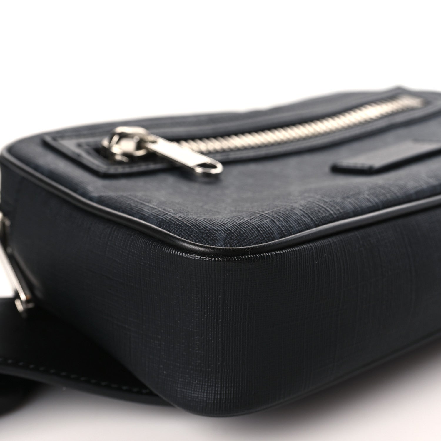 Gucci Soft GG Supreme Monogram Web Belt Bag Black Grey 8 of 9