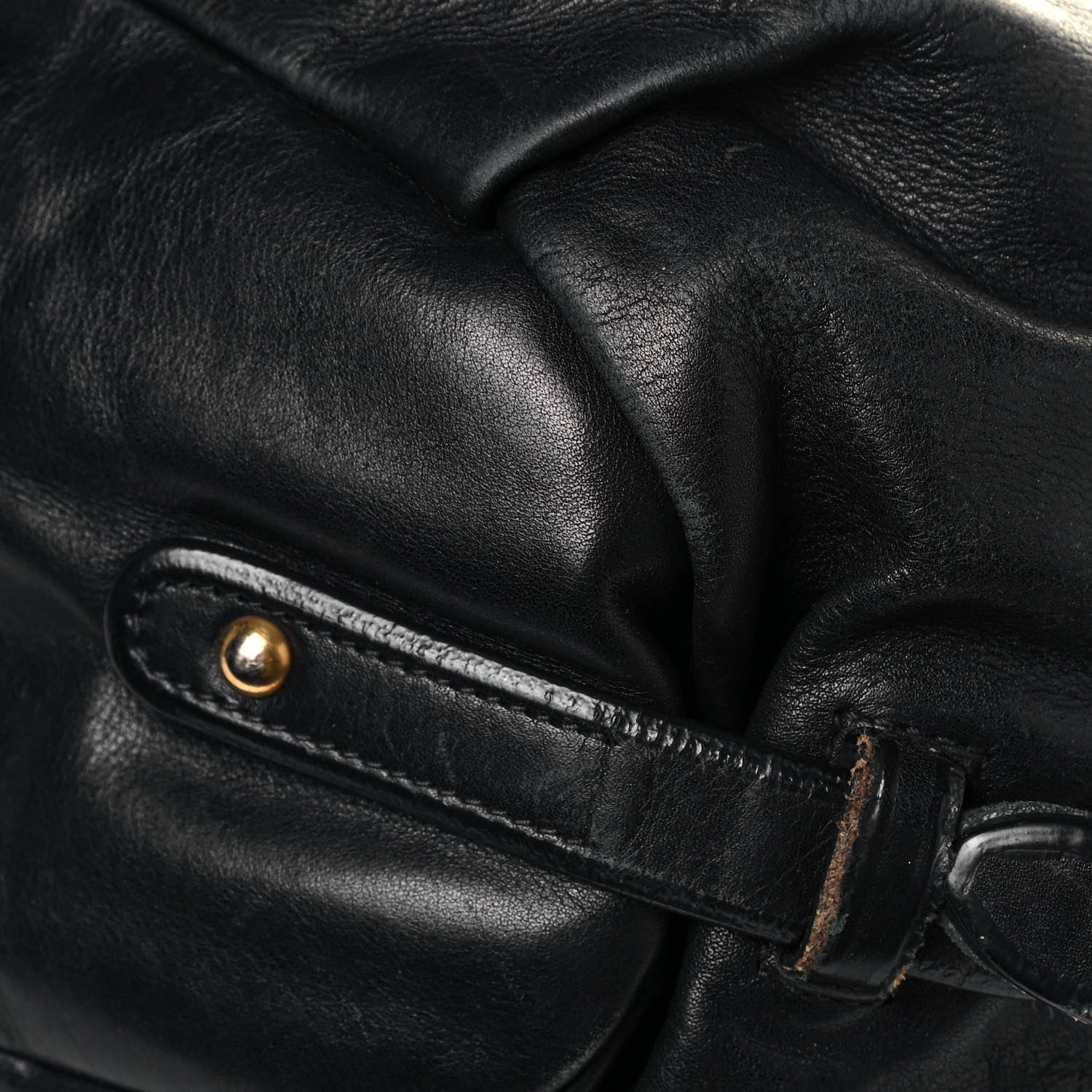 Prada Soft Calfskin Hobo Black 12 of 21