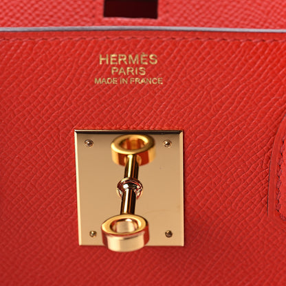 Hermes Epsom Birkin 30 Rouge De Coeur 20 of 31