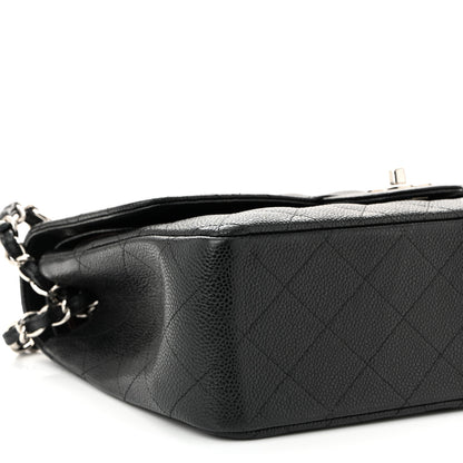 Chanel Caviar Quilted Jumbo Double Flap Black 9 of 10