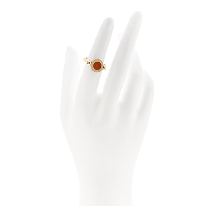 Bulgari 18K Yellow Gold Onyx Coral BVLGARI BVLGARI Ring 48 4.5 2 of 6