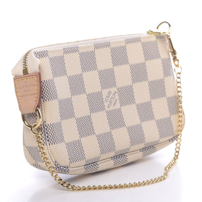 Louis Vuitton Damier Azur Mini Pochette Accessories 3 of 7