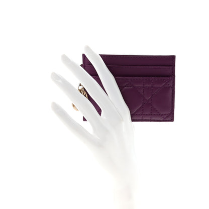 Christian Dior Lambskin Cannage Lady Dior Card Holder More 2 of 7