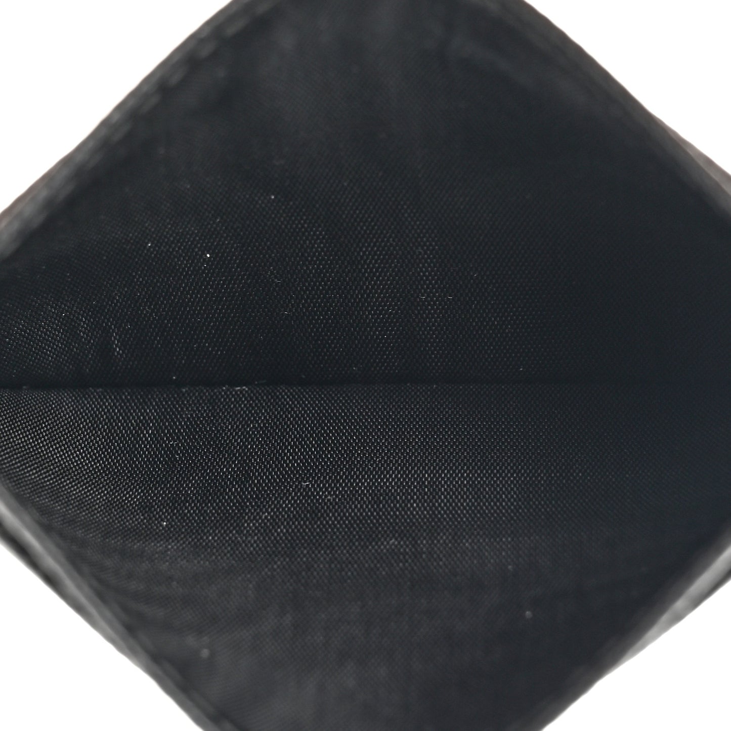 Saffiano Triangle Card Holder Black