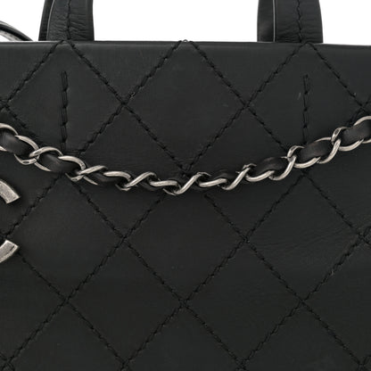 Chanel Grained Calfskin CC Pocket Tote Black 8 of 11