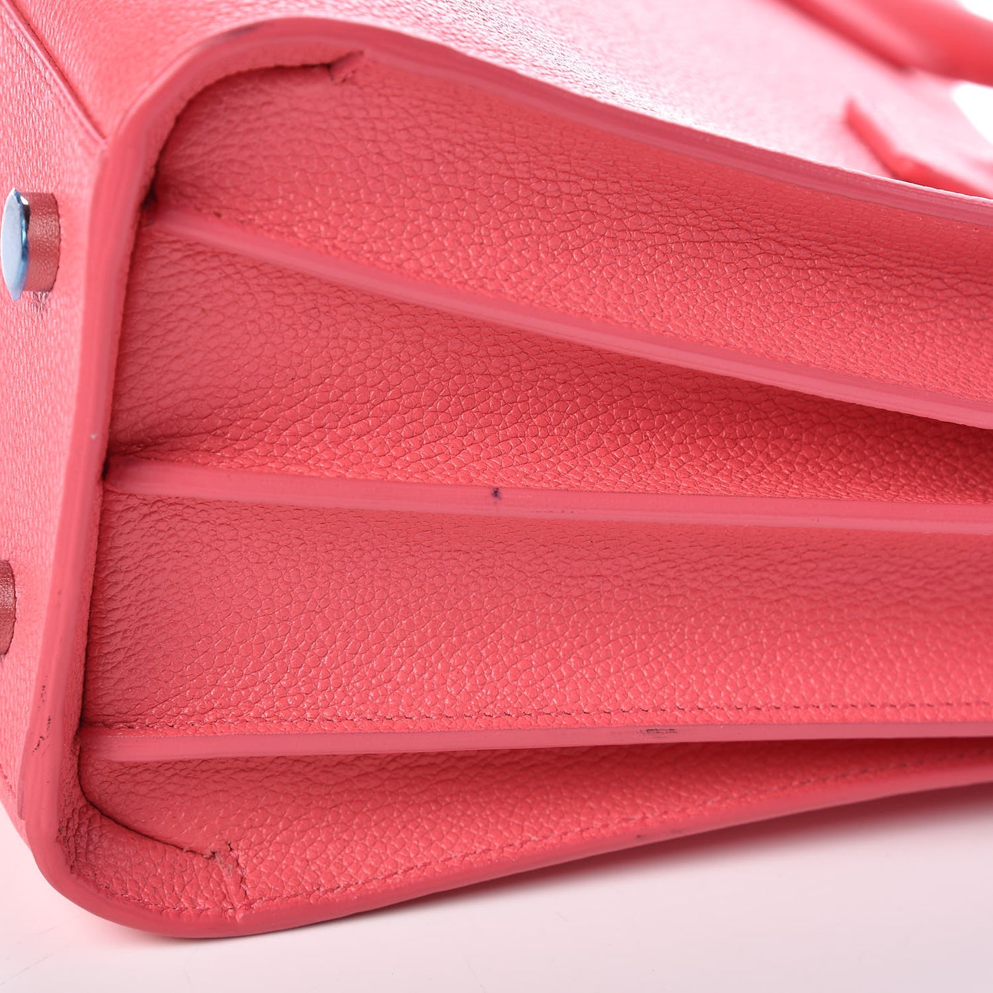 Grained Calfskin Baby Sac De Jour Rose Clair