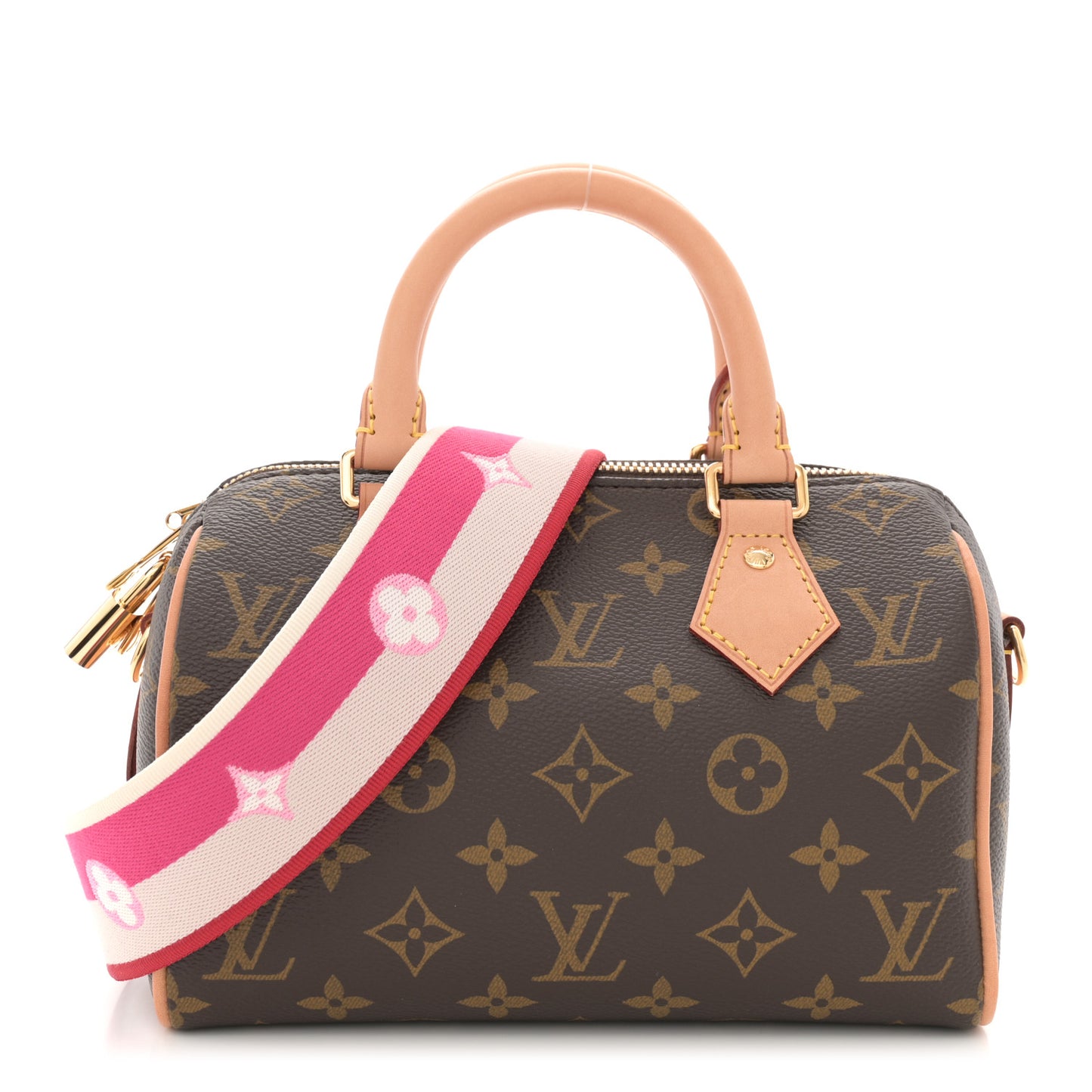 Monogram Speedy Bandouliere 20 Fuchsia