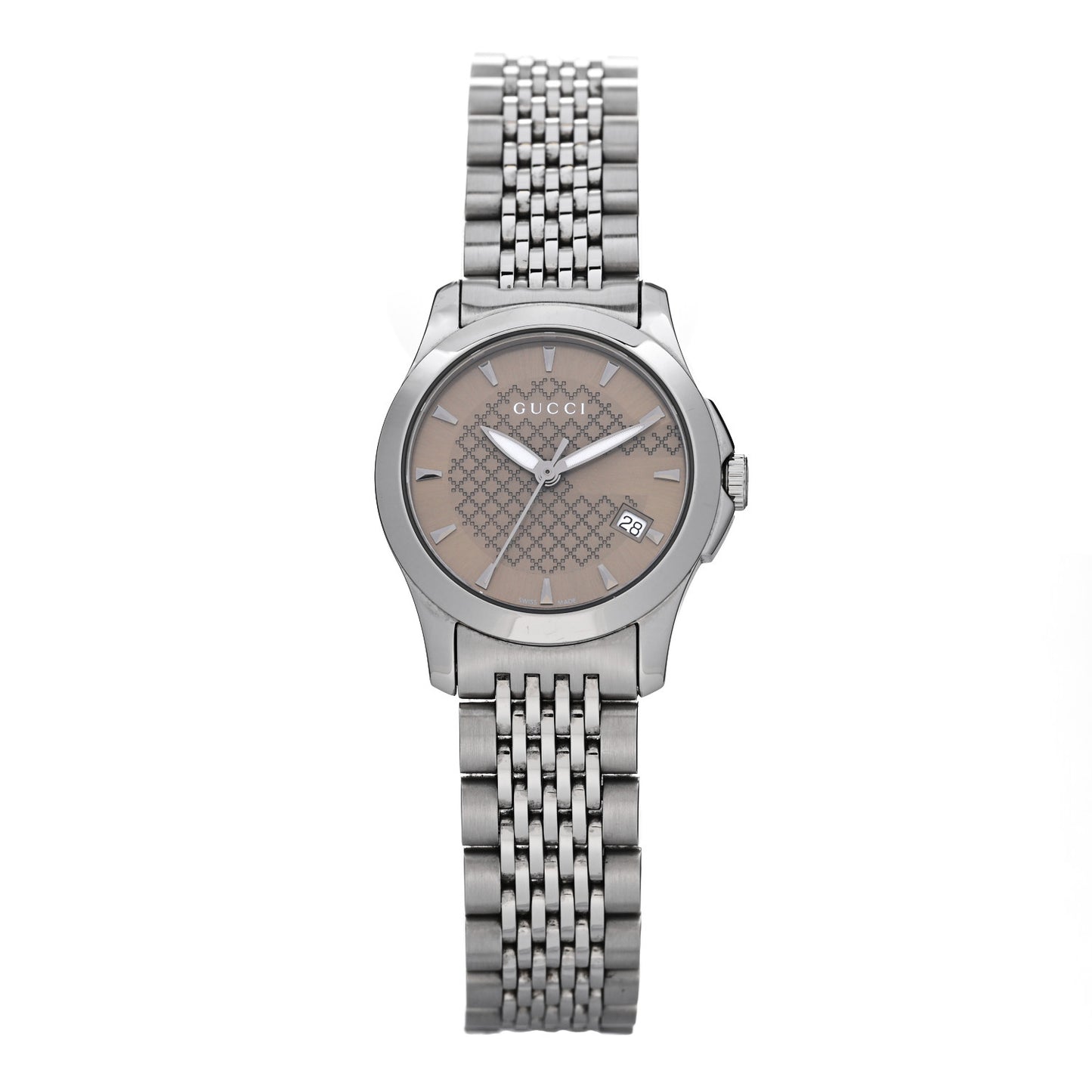 Stainless Steel 27mm G-Timeless Quartz Watch Brown