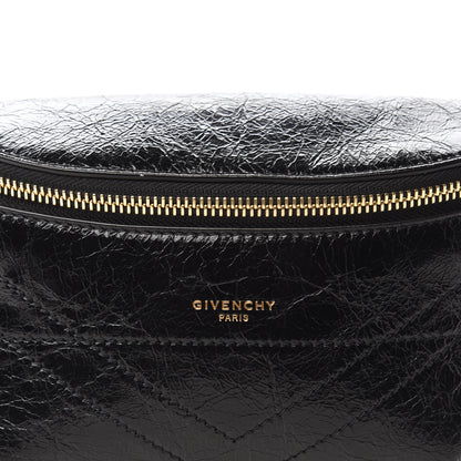 Givenchy Crackle Calfskin ID Belt Bag Black 10 of 10