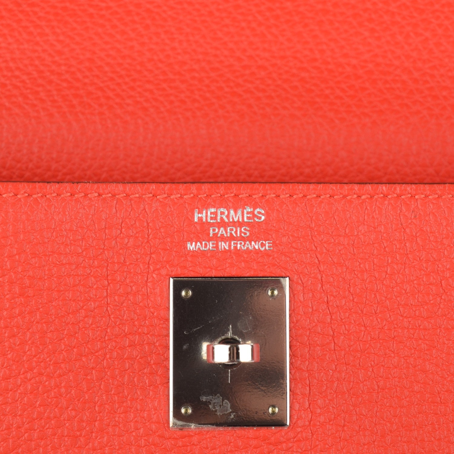 Hermes Togo Kelly Retourne 40 Capucine 8 of 24