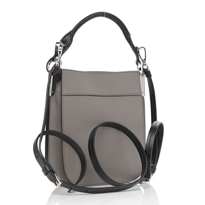 Prada City Calfskin Small Margit Bag Argilla Black 2 of 8