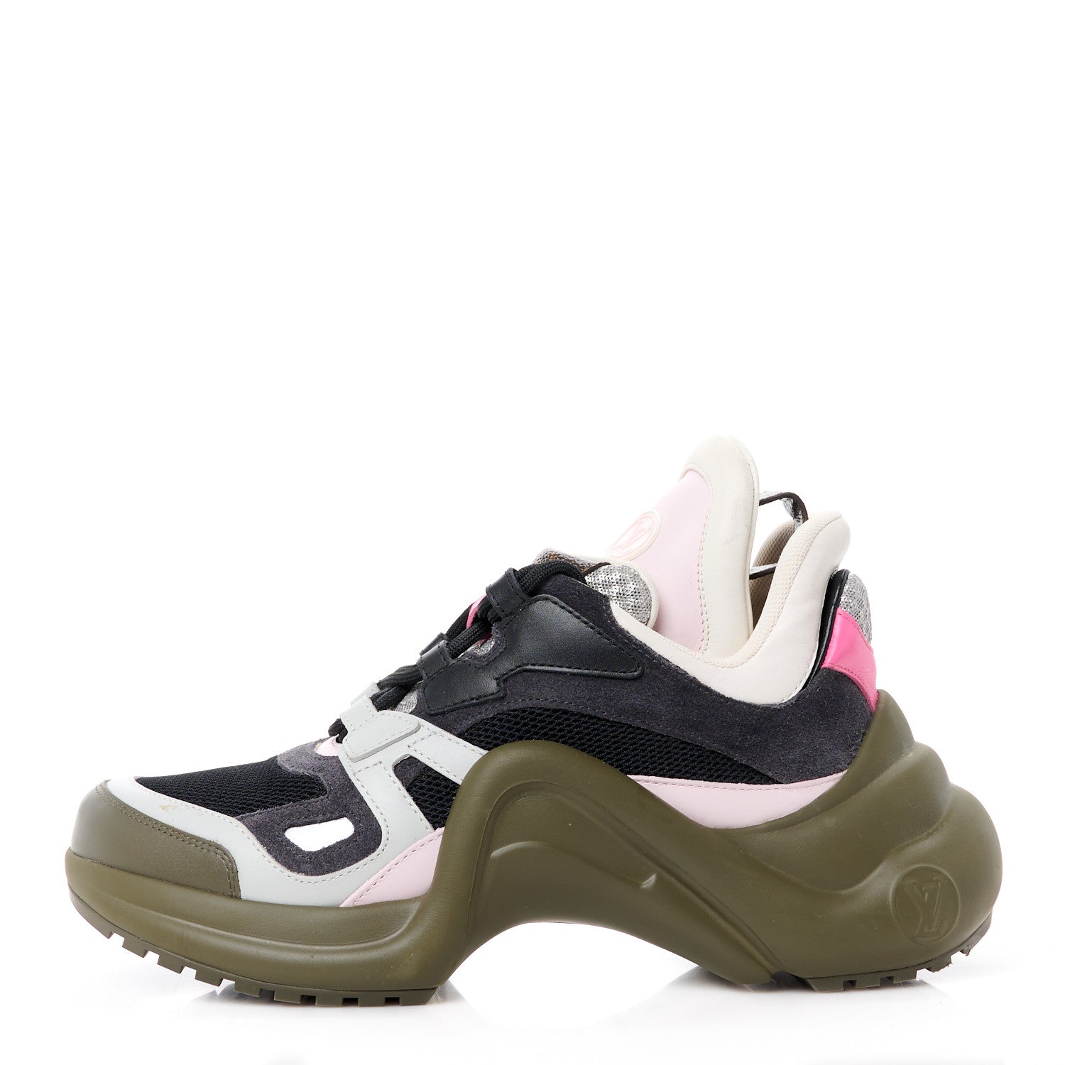 Louis Vuitton Calfskin Nylon LV Pop Archlight Sneaker 36.5 Rose 1 of 11