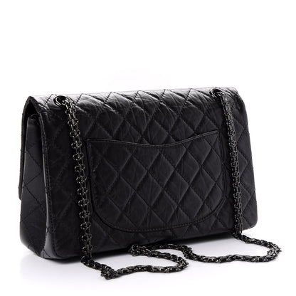 Chanel Aged Calfskin Quilted 2.55 Reissue 226 Flap So Black 4 of 11