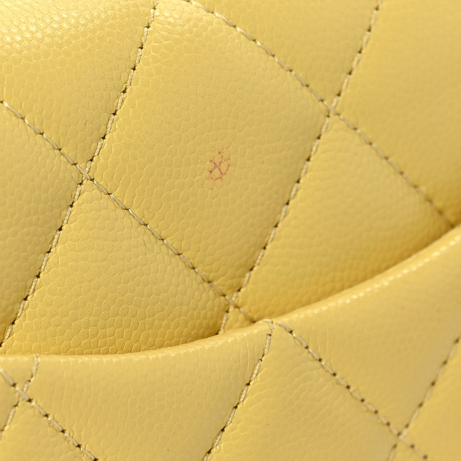 Chanel Caviar Quilted Mini Sweet Classic Flap Yellow 24 of 27