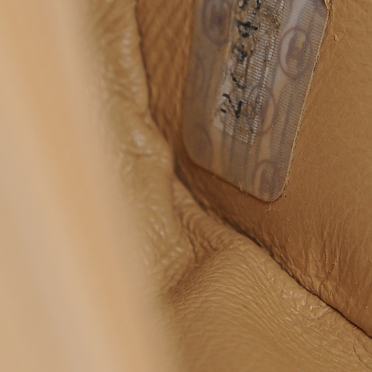 Lambskin Quilted Small Single Flap Beige