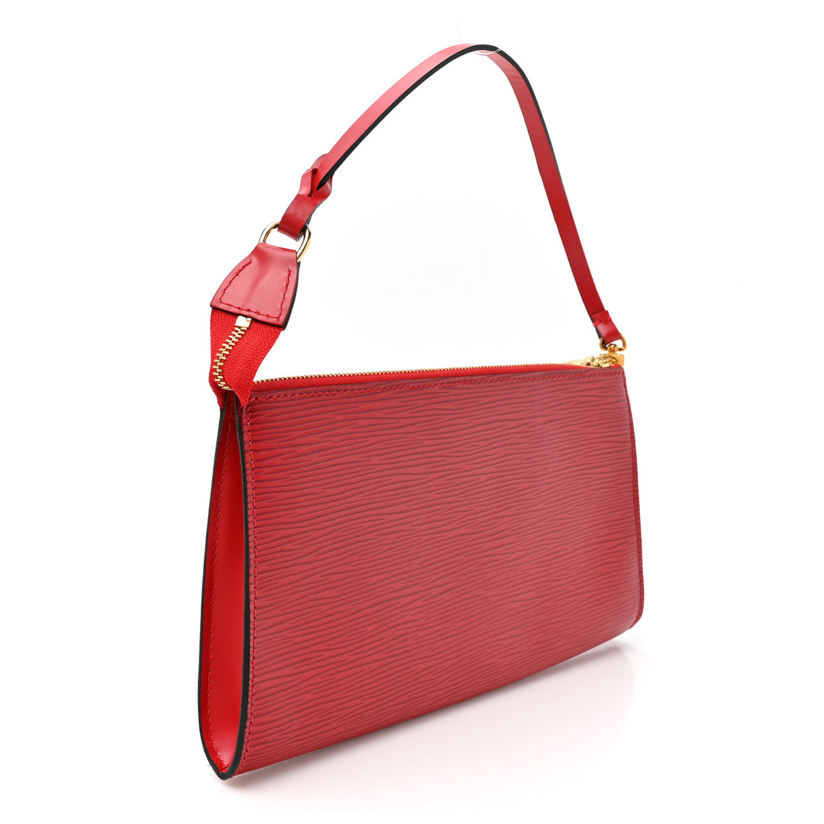 Louis Vuitton Epi Pochette Accessories 24 Castillan Red 3 of 10