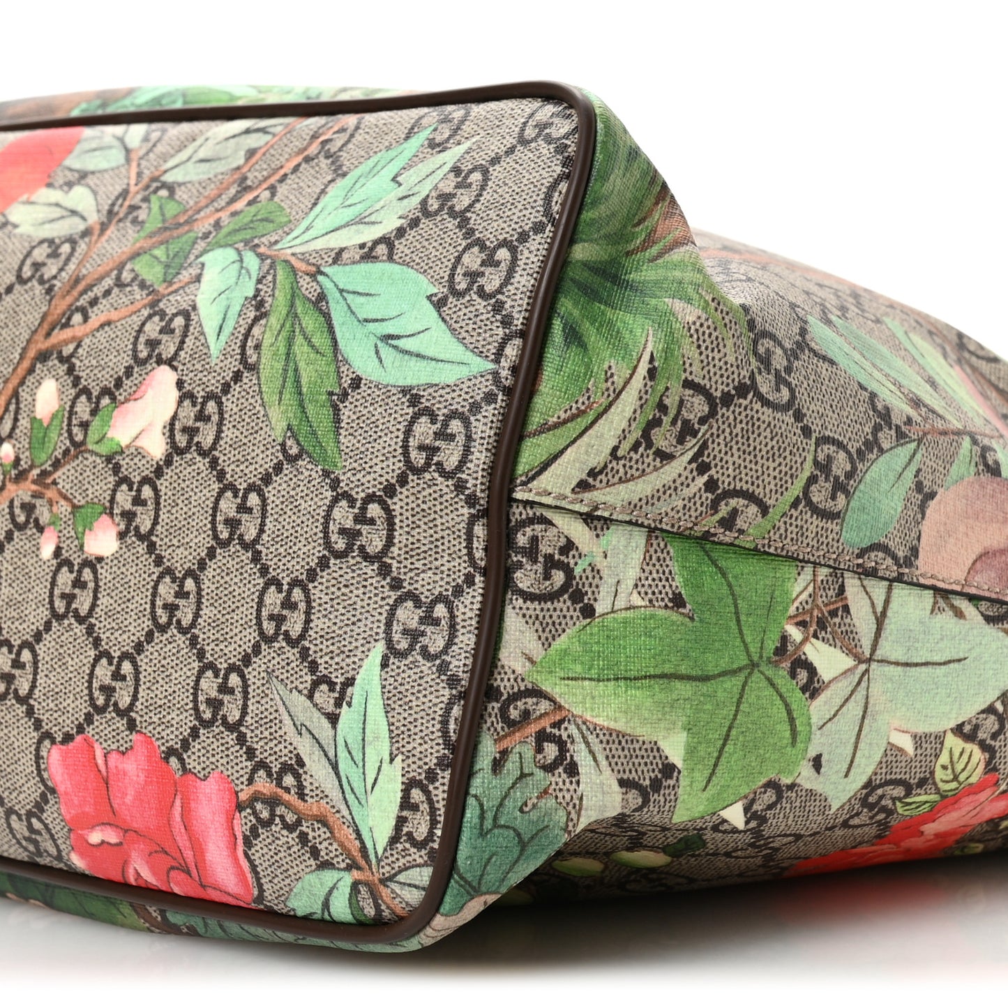 Soft GG Supreme Monogram Tian Medium Crossbody Tote Beige Multicolor New Acero