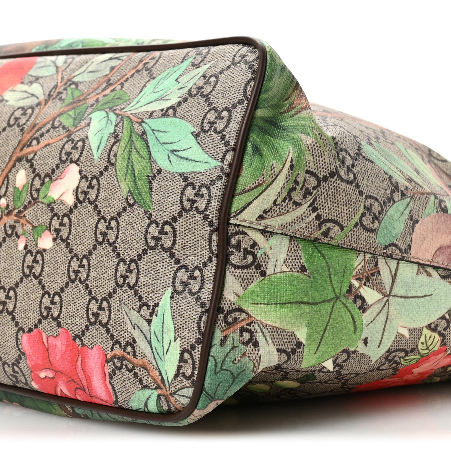 Gucci Soft GG Supreme Monogram Tian Medium Crossbody Tote Beige Multicolor New Acero 10 of 11