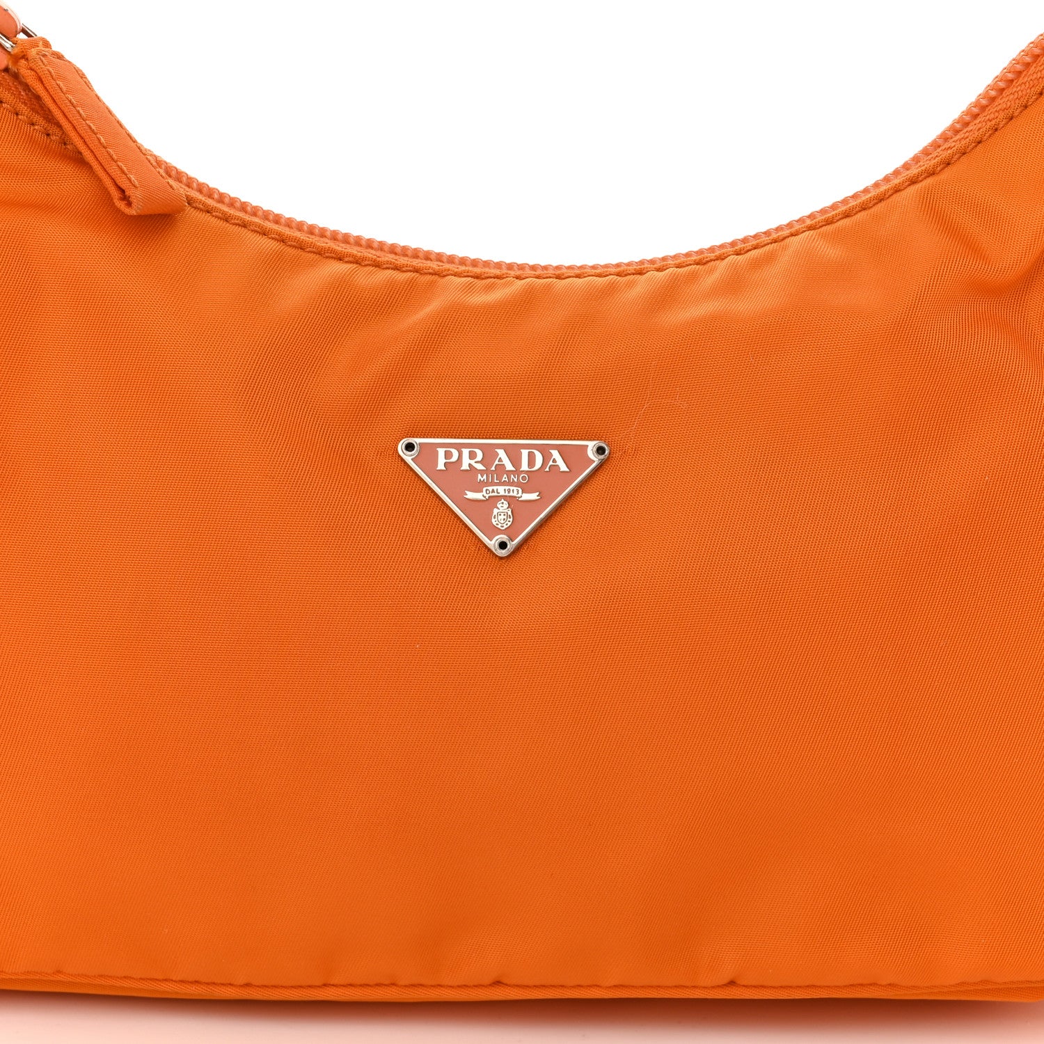 Prada Tessuto Nylon Sport Mini Shoulder Bag Arancio 7 of 9