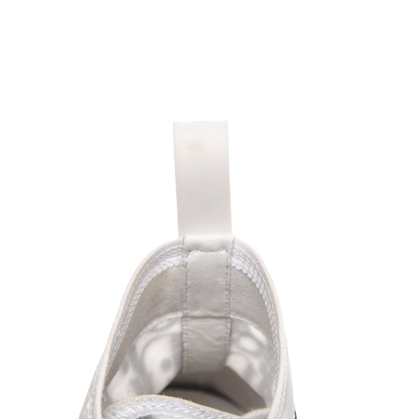 Technical Canvas Oblique Mens B23 High Top Sneakers 46 White Black