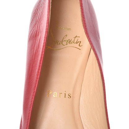 Christian Louboutin Shiny Nappa Ballalla Flats 37.5 Red 9 of 10