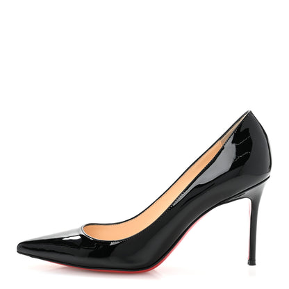 Christian Louboutin Patent Decollete 554 85 Pumps 36.5 Black 1 of 8