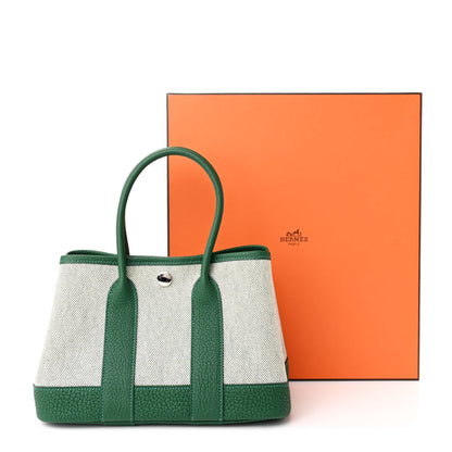 Hermes H Viking Negonda Neo Garden 23 Ecru Vert Moyen 11 of 11
