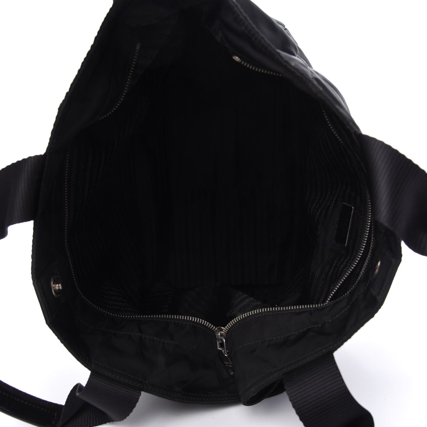 Prada Tessuto Nylon Tote Black 5 of 10