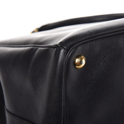 Prada Saffiano Lux Extra Large Galleria Double Zip Tote Black 12 of 19