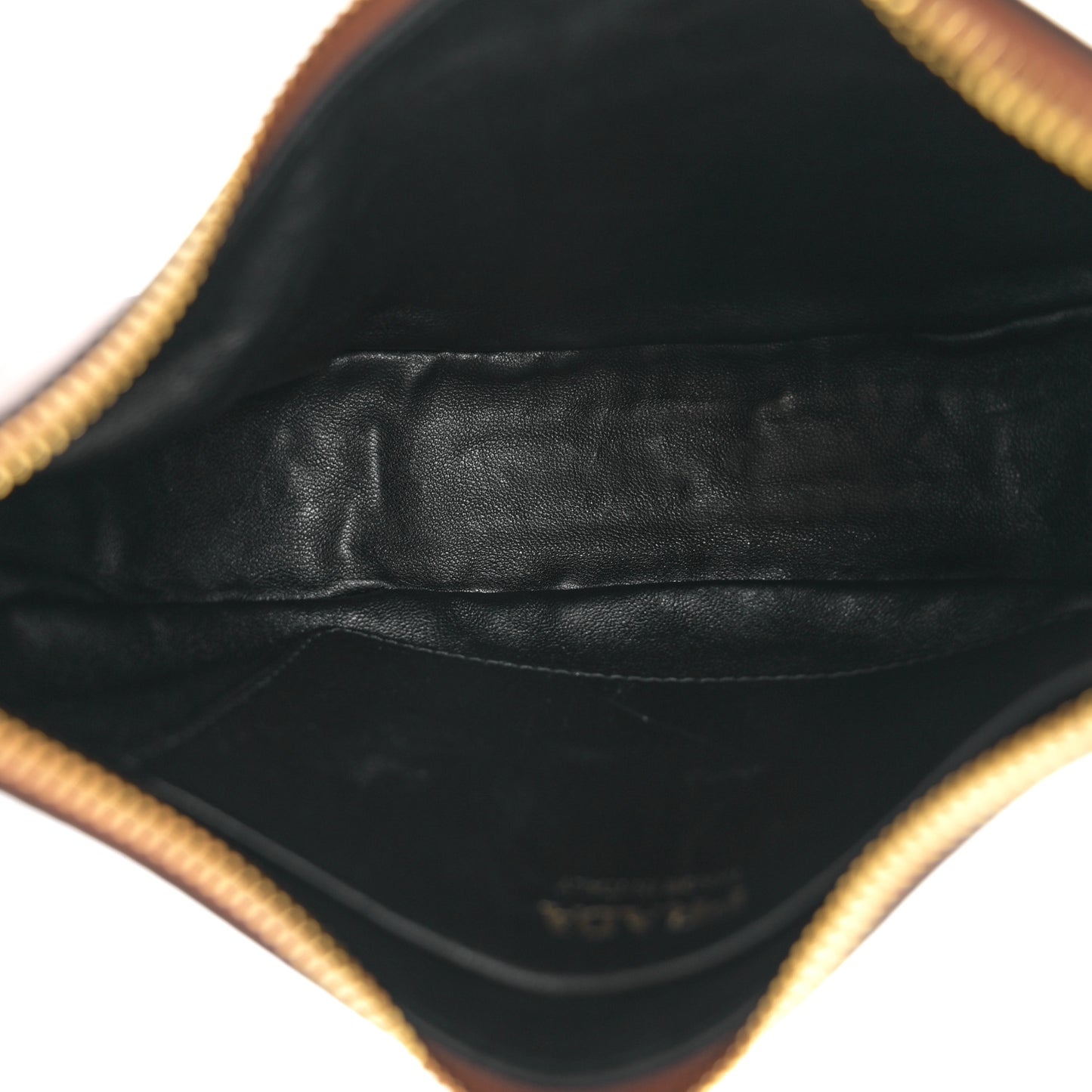 Soft Calfskin Arque Shoulder Bag Cognac