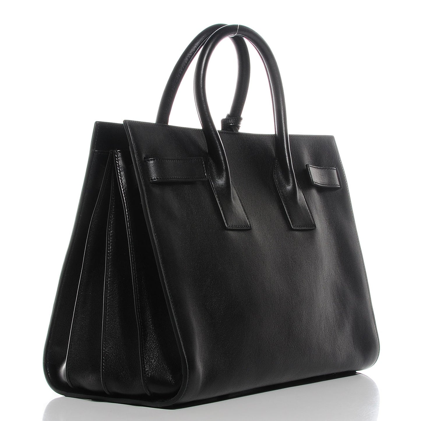 Calfskin Small Sac De Jour Black