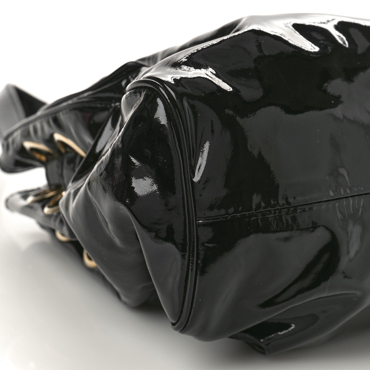 Jimmy Choo JIMMY CHOO Crushed Patent Ramona Black 8 of 9