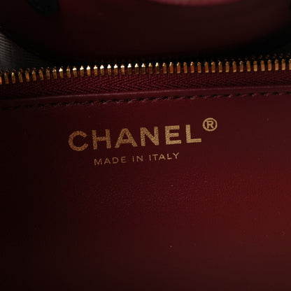 Chanel Suede Quilted Bucket Bag Dark Beige Black 6 of 10
