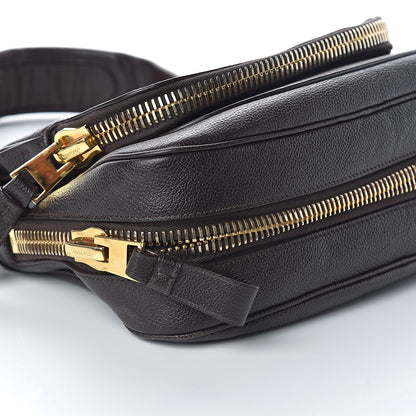 Tom Ford Grained Calfskin Medium Jennifer Dark Brown 9 of 10