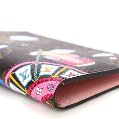 Louis Vuitton Monogram 2020 Christmas Animation Big Wheel Passport Cover Rose Ballerine 8 of 10