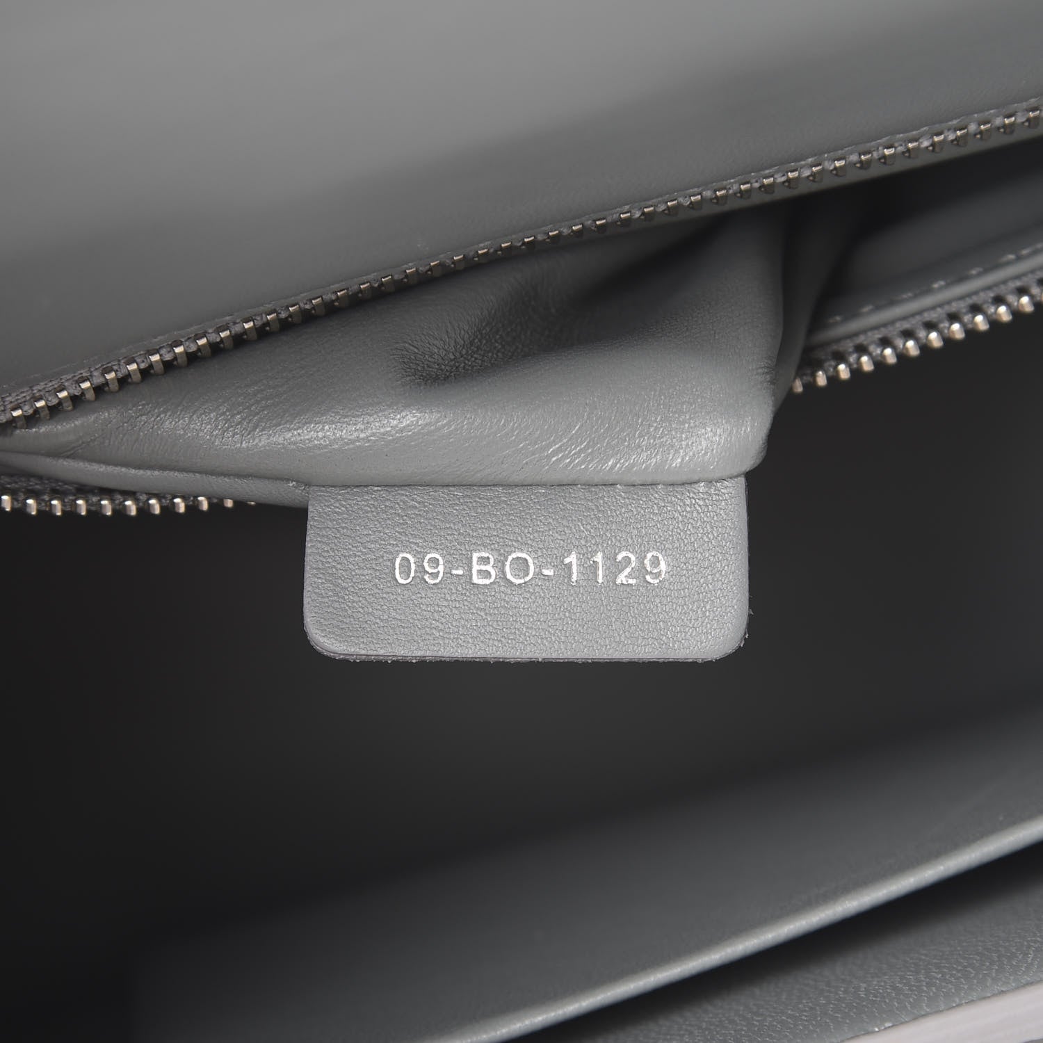 Christian Dior Grained Calfskin 30 Montaigne Chain Flap Bag Grey 6 of 9