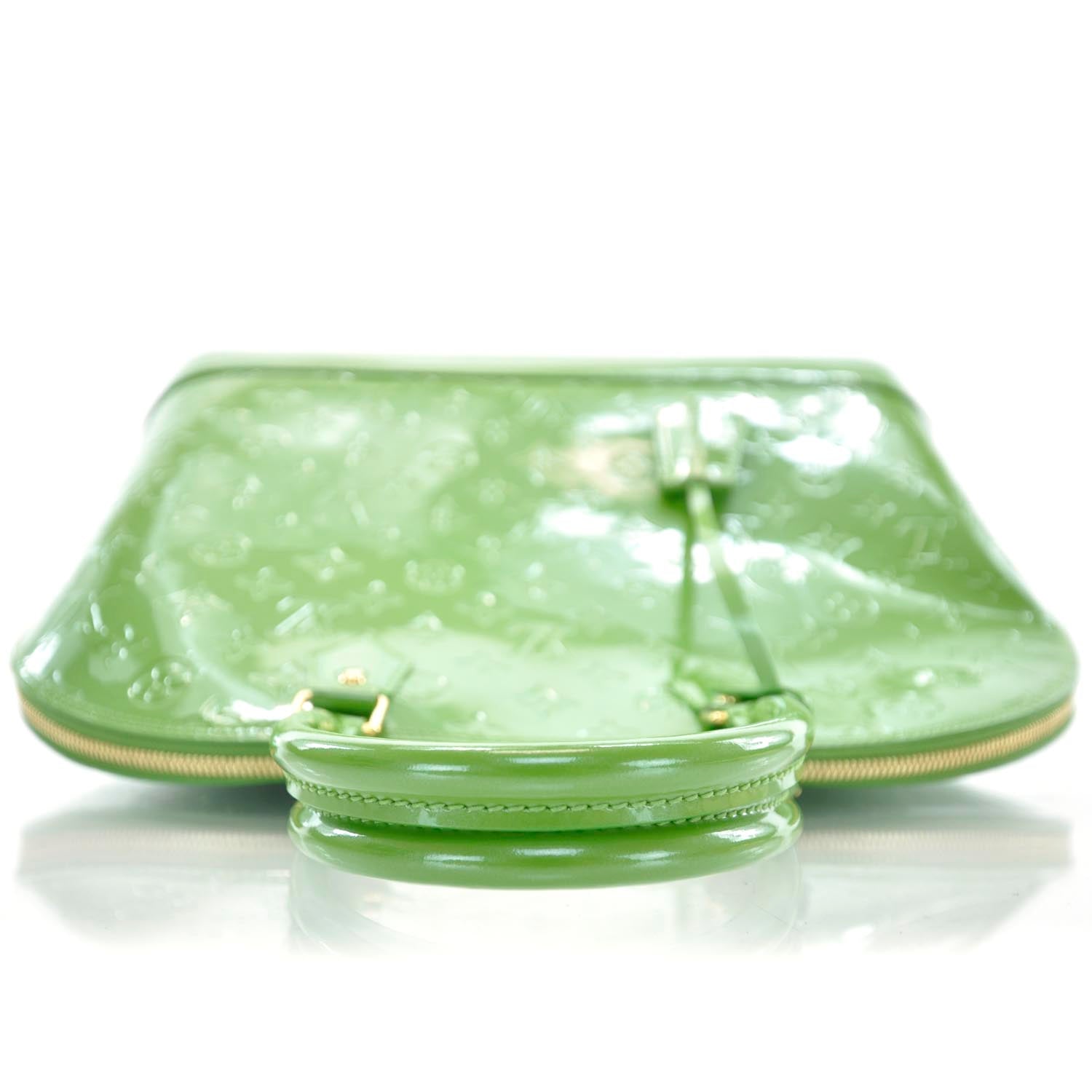 Louis Vuitton Vernis Alma MM Vert Tonic 5 of 9