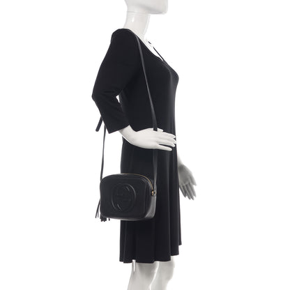 Gucci Pebbled Calfskin Small Soho Disco Bag Black 2 of 9