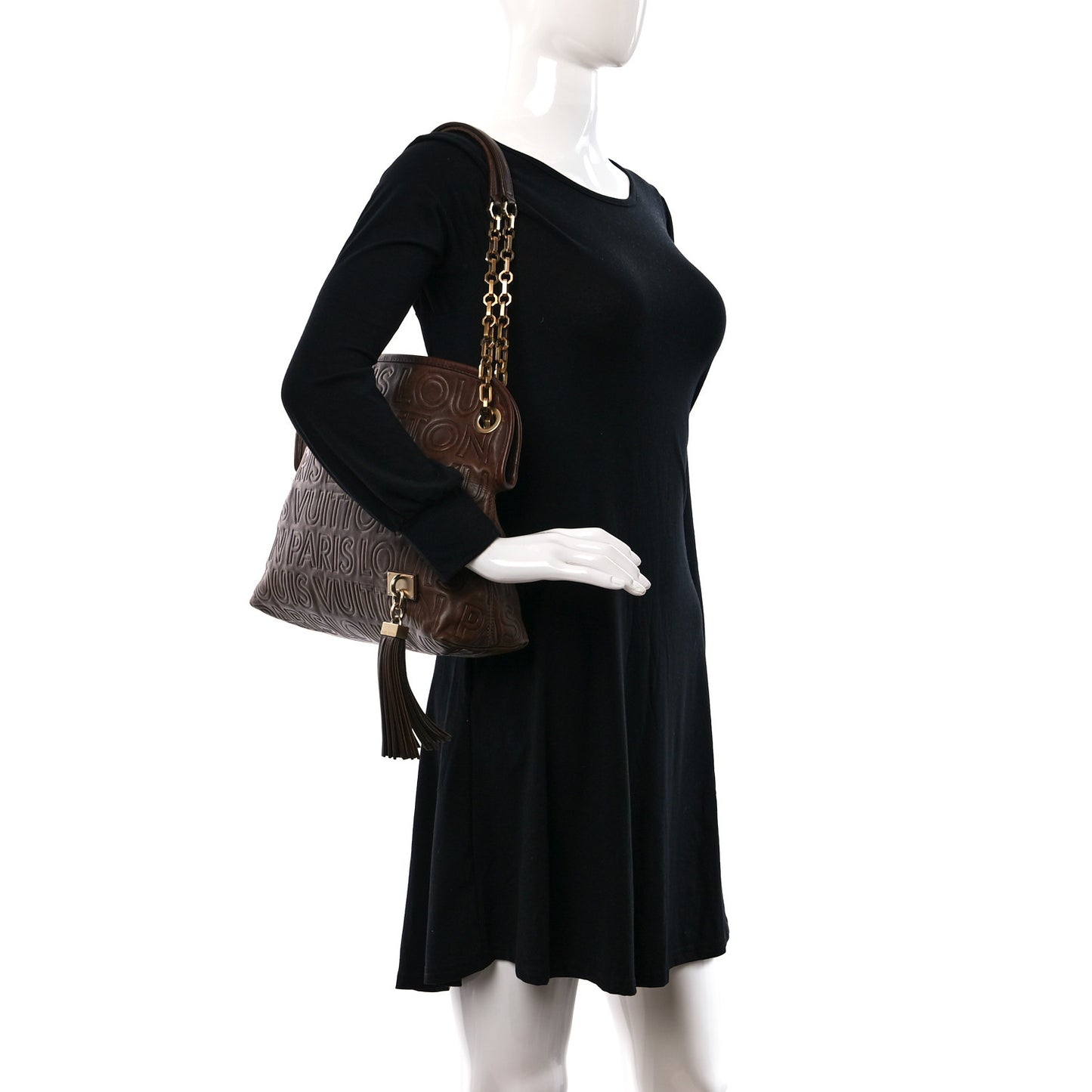 Monogram Paris Souple Whisper PM Chocolate