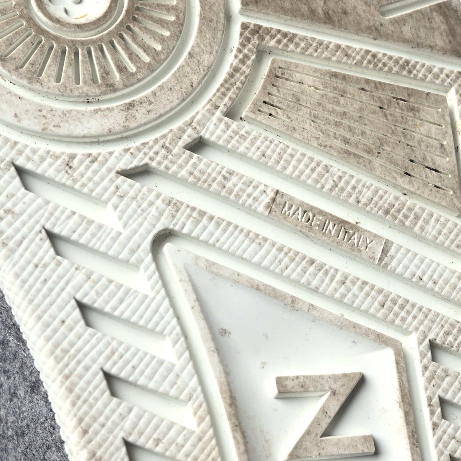 Louis Vuitton Wool Mens LV Trainer Sneakers 10 Grey 7 of 9